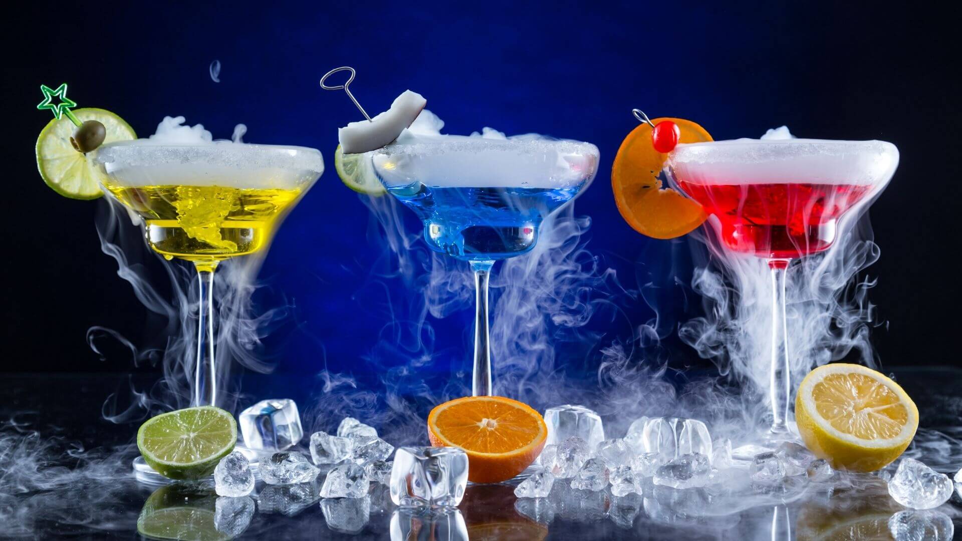 Dry ice & Cocktails